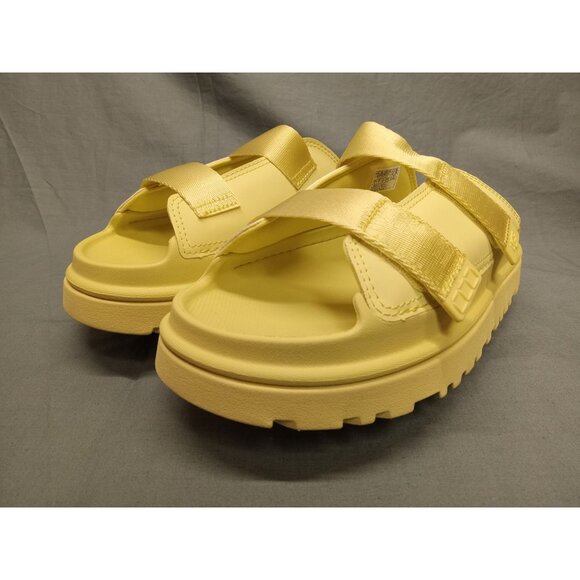 UGG Girls K Goldenglow Slide Slip-on Glow Yellow Size 4 NEW IN BOX! - Picture 5 of 13